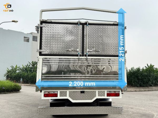 kích thước dongfeng c850 thùng kín