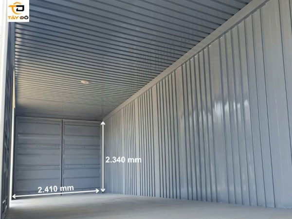 kích thước thùng dongfeng d12 thùng kín