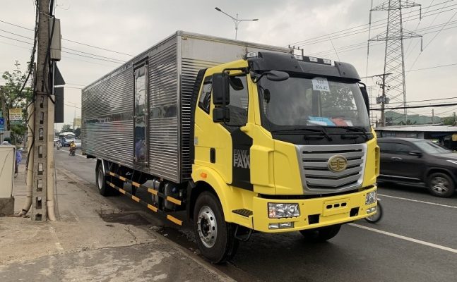 faw 8 tấn thùng siêu dài 10m