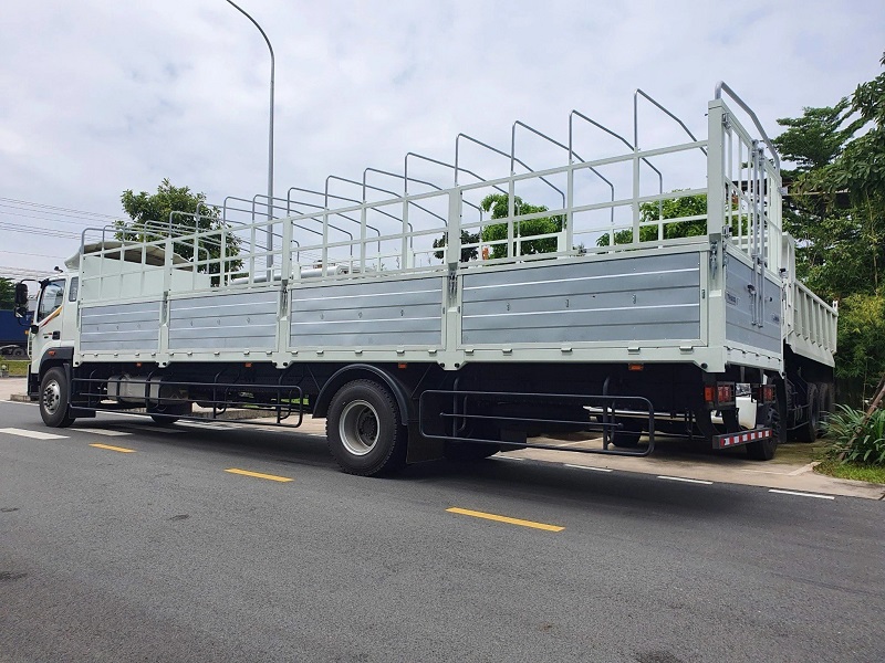 thaco auman c160l thùng bạt 9m8