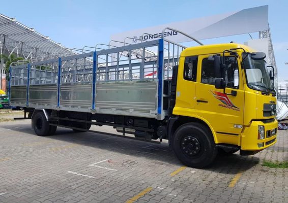 ngoại thất xe tải 8 tấn dongfeng b180 hoàng huy thùng 10m