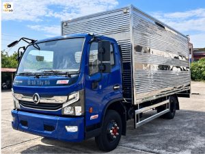ngoại thất Nissan đồng vàng ns350l thùng kín inox