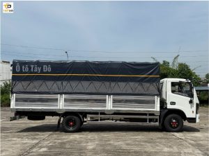 Xe tải đồng vàng ns350sl thùng bạt trang bị thùng dài 6m3